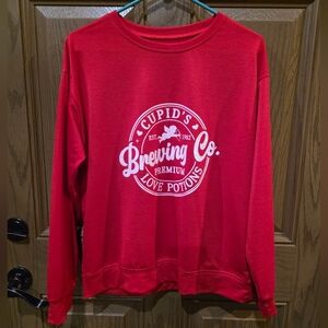 Valentines Day Light Sweatshirt Size Large